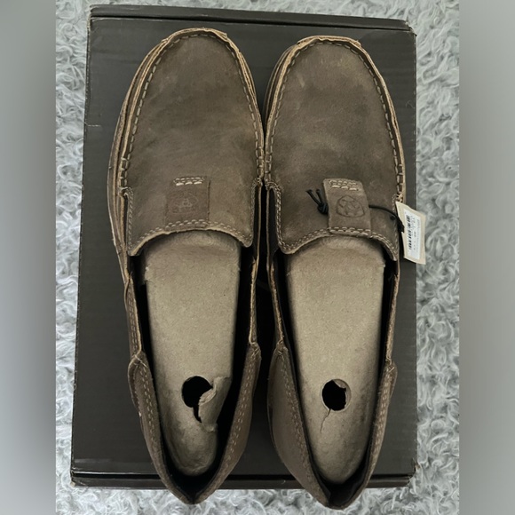 NIB ARIAT Cruiser Brown Bomber/ Relaxed Bark Size 12D - Picture 13 of 13